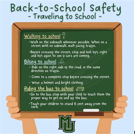 Back To School Safety Tips Mendon Upton Regional School District