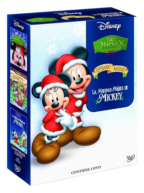 Spainpack Navideño Azul Mickey La Mejor Navidad Navidad Magica De