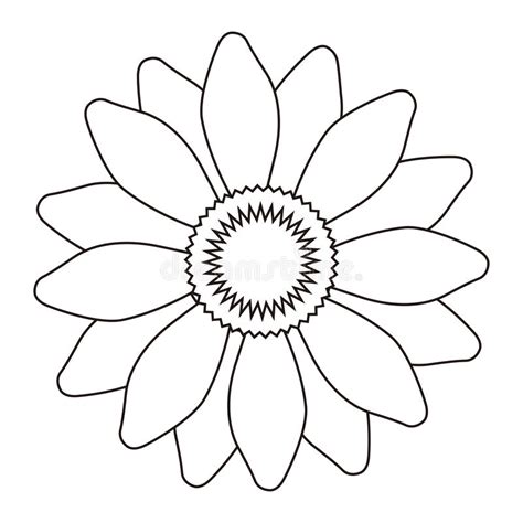 Isolated Flower Outline Stock Illustration Illustration Of Leaf 95162391