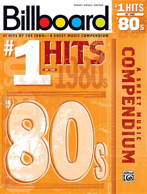 Billboard Magazine Billboard 1 Hits Of The 80s A Sheet Music