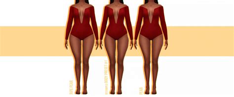 3 Body Shapes — A Collection Of Body Presets Have Some