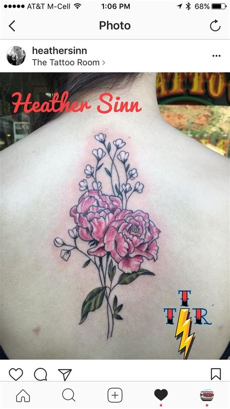 Floral Tattoo By Heather Sinn At The Tattoo Room 805 520 0111 Tattoos