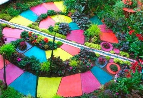 Diy Colorful Garden Décor Suggestions For Lively Houses Diy Caminos