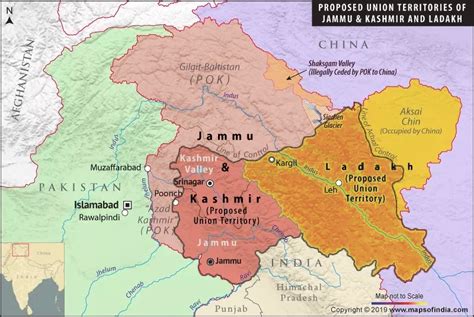 Ladakh Political Map