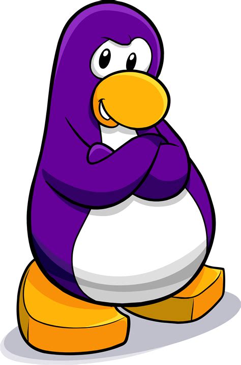 Image Purple Penguin Artworkpng Club Penguin Wiki Fandom Powered