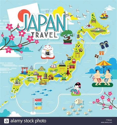 Japan Tourist Map Japan Map For Tourist Eastern Asia Asia