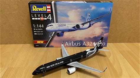 Assembly Revell 1 144 Scale Airbus A321neo Air New Zealand All