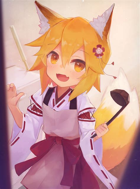 T6 Sewayaki Kitsune No Senko San Senko San Animal Ears Kitsune Miko