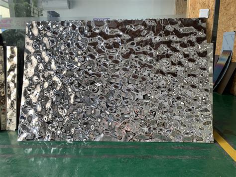 Rippled Water Stainless Steel Stainless Steel Sheet Stainless Steel Panels Water Ripples