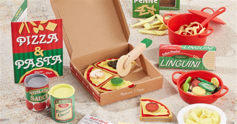 Melissa And Doug Pizza And Pasta 92 Piece Set Just 1651 On