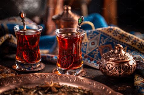 Black Turkish tea | High-Quality Food Images ~ Creative Market