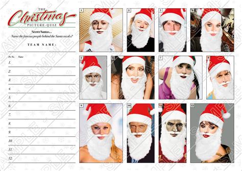 Christmas Quiz 02 With Secret Santas Picture Round