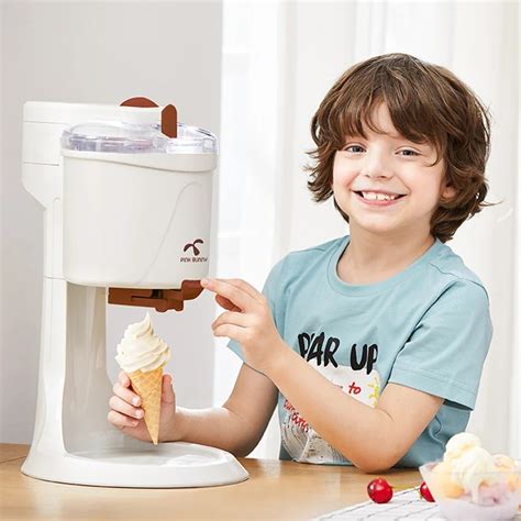 Ice Cream Machine 220v Household Automatic Diy Frozen Fruit Machine 1l