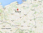 Where is Torun on map Poland
