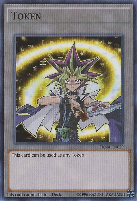 Token Yami Yugi Yu Gi Oh Tokens Yugioh