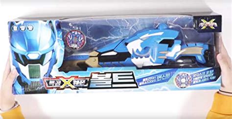 Miniforce Mini Force X Ranger Weapon Bolt Blue Transweapon Gun Sword