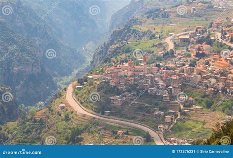 Bsharri Village Kadisha Valley Lebanon Stock Image Image Of Beirut