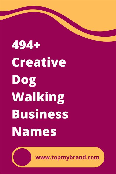 Unique Dog Walking Business Names