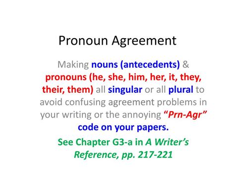 Ppt Pronoun Agreement Powerpoint Presentation Free Download Id2591826