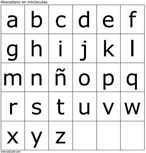 Lista 101 Foto Fichas Para Aprender A Escribir En Minusculas Para