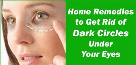 10 Tips Home Remedies To Get Rid Of Dark Circles Under Your Eyes