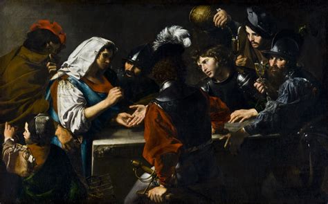 Fortune Teller With Soldiers Valentin De Boulogne 1620 Rmuseum