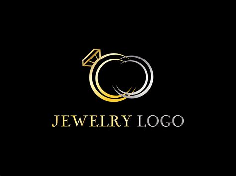 Logo Diamond Earrings Logo Design