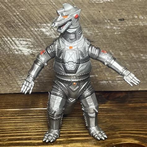 Bandai Mechagodzilla 65and 2009 Godzilla Kaiju Action Figure Toho Silver