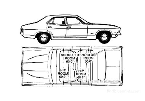Download Drawing Ford Falcon Xb Australia Sedan 1975 In Ai Pdf Png