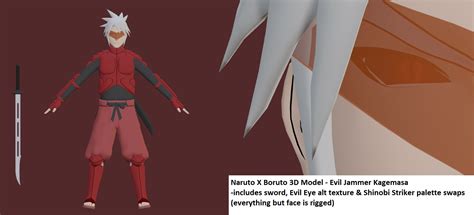 Boruto 3d Model Kagemasa By Chakrawarrior2012 On Deviantart