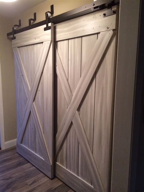 From sliding closet doors to double closet doors and hollow core to solid core, we can help you find the design, core type, brand and wood species you would like for your closet door. barn door design for bypass closet doors. N.V. | Home ...