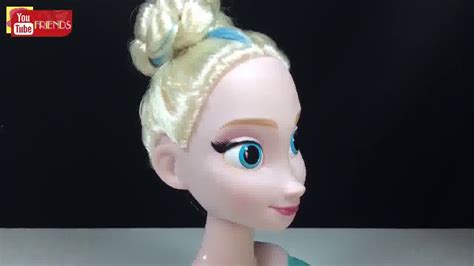 Disney Frozen Elsa Styling Head Hairstyles Queen Elsa Hair Tutorial