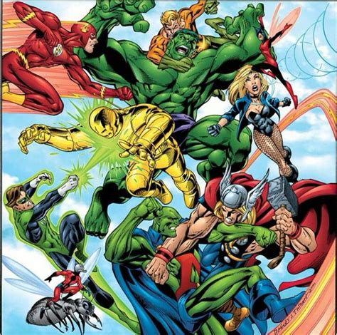 Avengers Vs Justice League Marvel Comic Universe Comics Universe