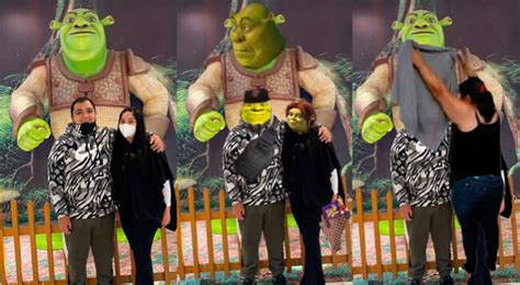 Dotero peruano pidió que sacaran a Shrek de su foto y fue troleado de