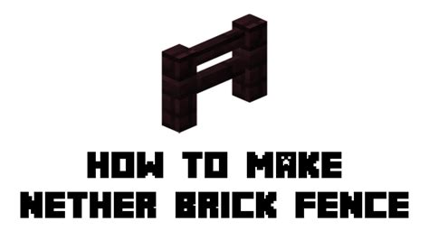 Minecraft Survival How To Make Nether Brick Fence Youtube