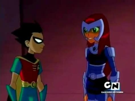 Image Teen Titans Robin And Starfire Are Both Having Romantic Love