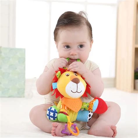 Cute Baby Toys Soft Musical Newborn Kids Toys Animal Baby Mobile