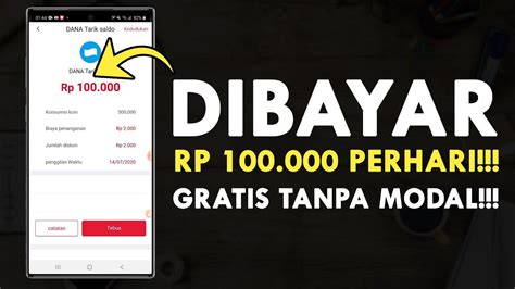 Beberapa Aplikasi Penghasil Uang Resmi Langsung Ke Rekening