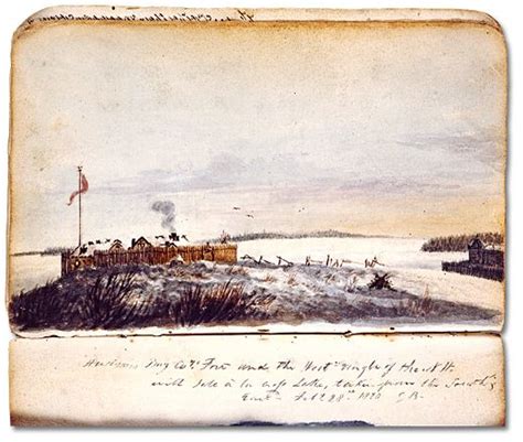 Hudsons Bay Company And Northwest Company Forts At Île à La Crosse