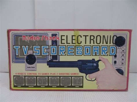 Radio Shack Electronic Tv Scoreboard Nos Albrecht Auction Service