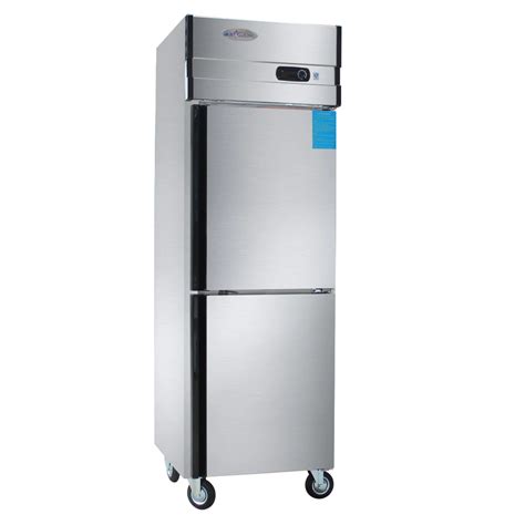 2 Door Stainless Steel Commercial Refrigerator Kitchen Reach In Cabinet