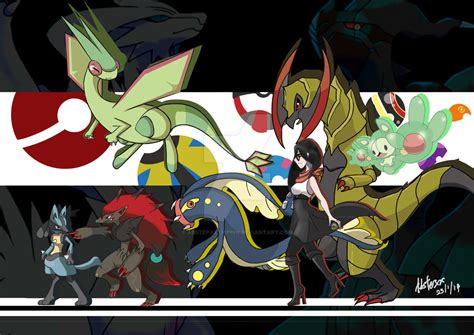 Pokemon Team White2 By Absterxxtrippin On Deviantart