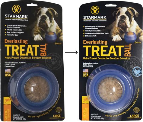 Starmark Everlasting Treat Ball Dog Chew Toy Large