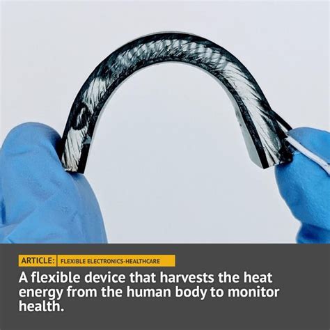 The Device Surpasses All Other Flexible Harvesters That Use Body Heat As The Sole Energy Source