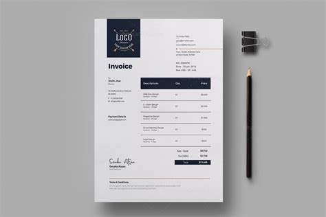 Luxury Corporate Invoice Design Template Graphic Prime Graphic