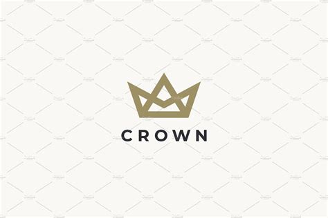Geometric Creative Crown Logo Logo Design Inspiration Creative