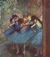 Dancers in Blue, 1895 - Edgar Degas - WikiArt.org