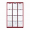 2020 Staples 32" x 48" Wall Calendar, Red (53911-20) at Staples