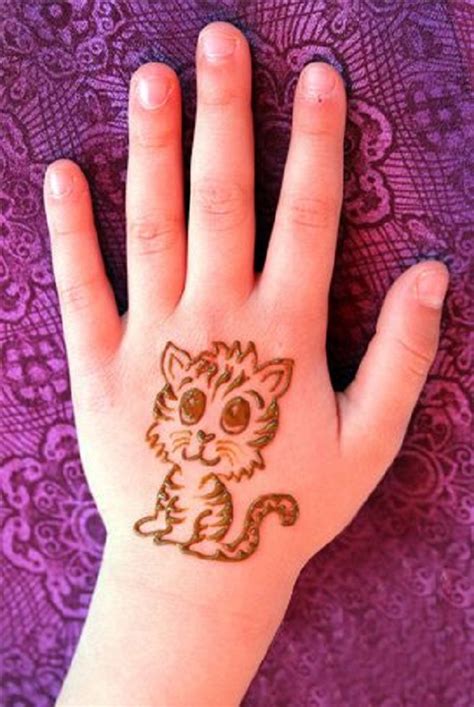 Cartoon And Simple Mehndi Designs For Kids They Just Love Them