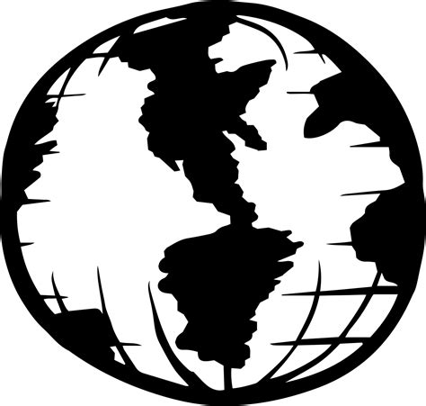 Globe Drawing Vector Free Download On Clipartmag